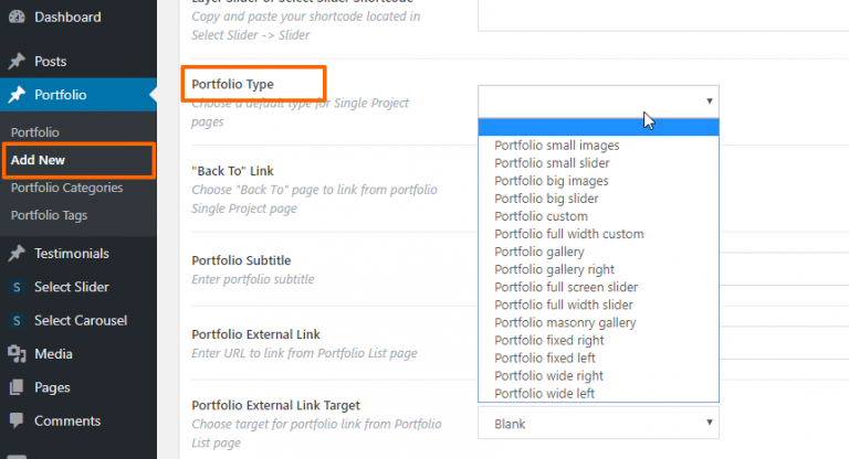 How to change portfolio layouts – Help Center